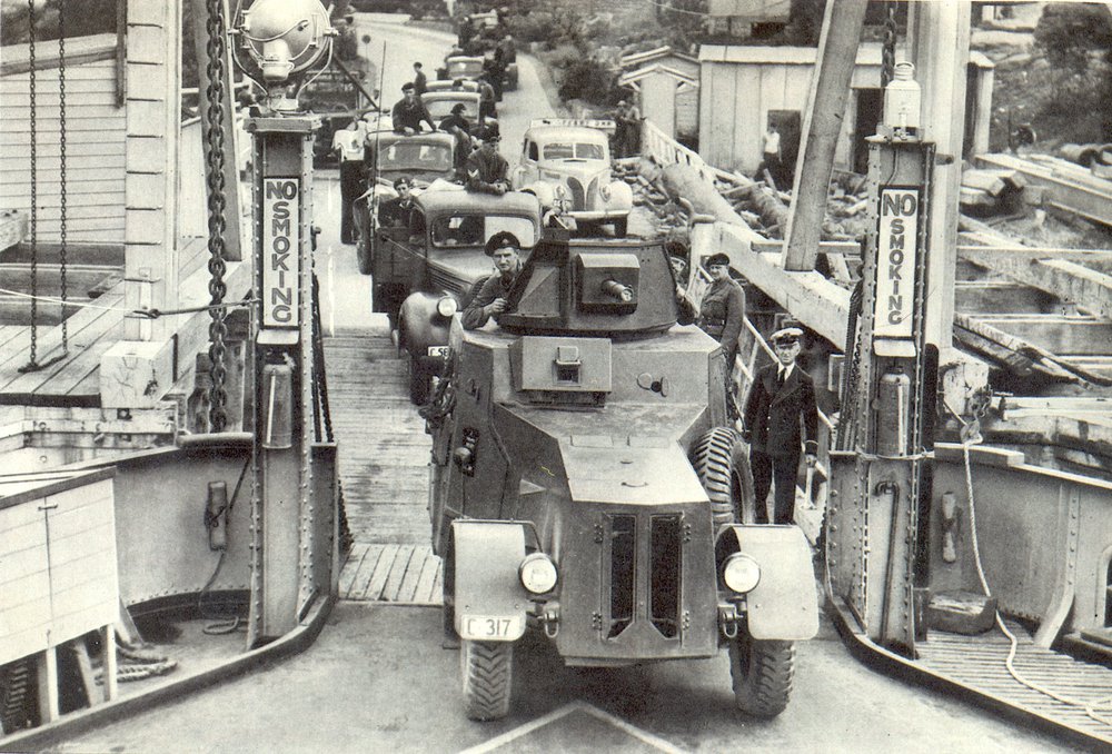 Army at Peats Ferry during World War 2