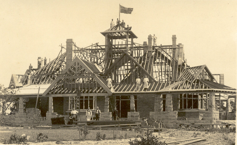 Mt Wilga, Hornsby, under construction, c.1914