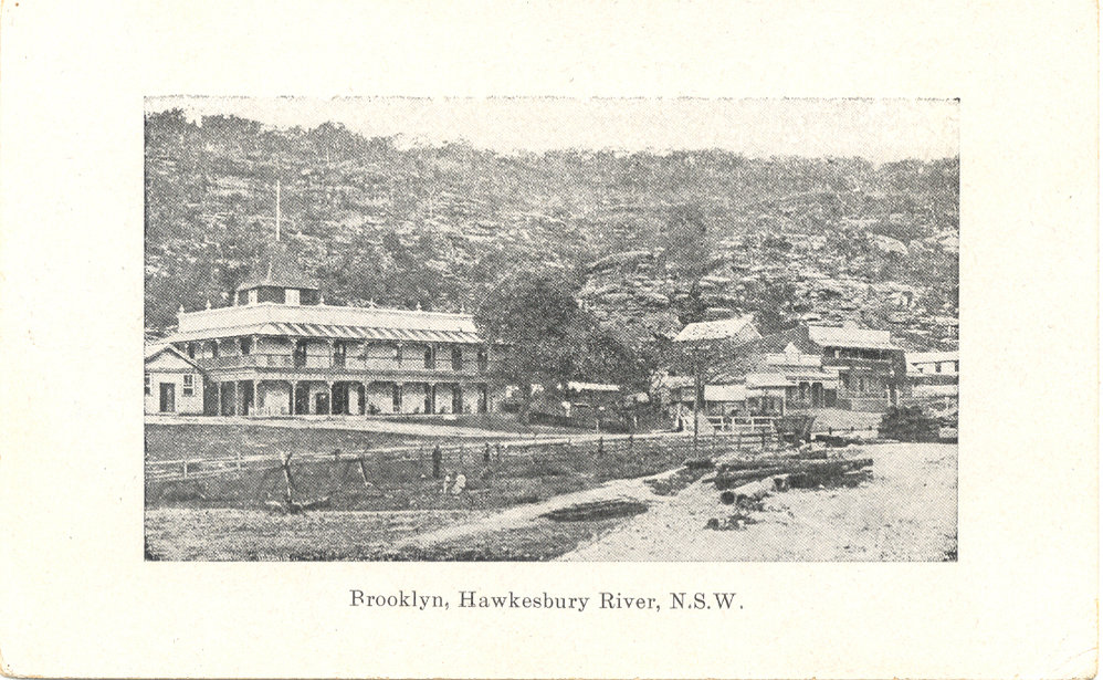 Brooklyn, showing the Hawkesbury River Railway Hotel