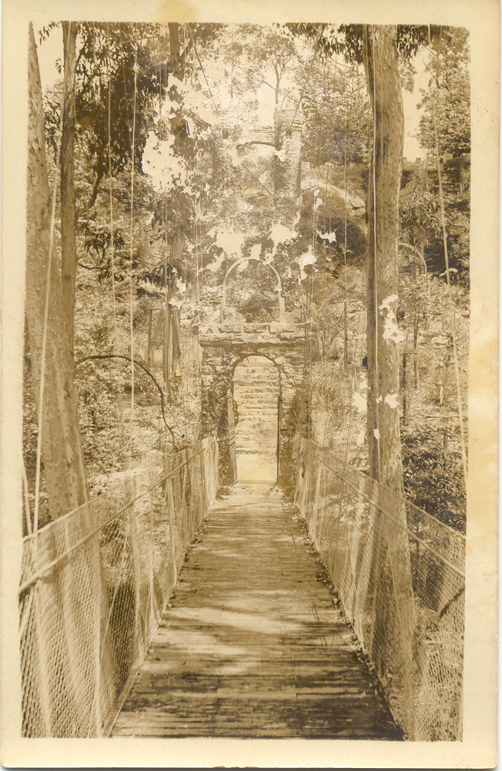 Mt Wilga suspension bridge, c.1920s