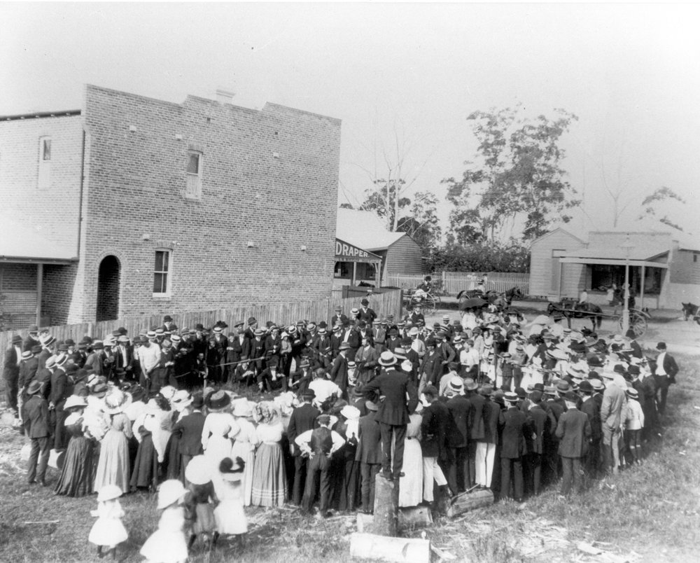 Woodchopping Contest, Epping, c.1905