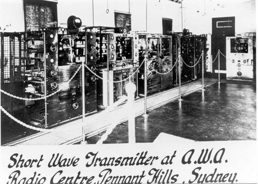 Short wave transmitter, Pennant Hills Wireless Station, 1920s