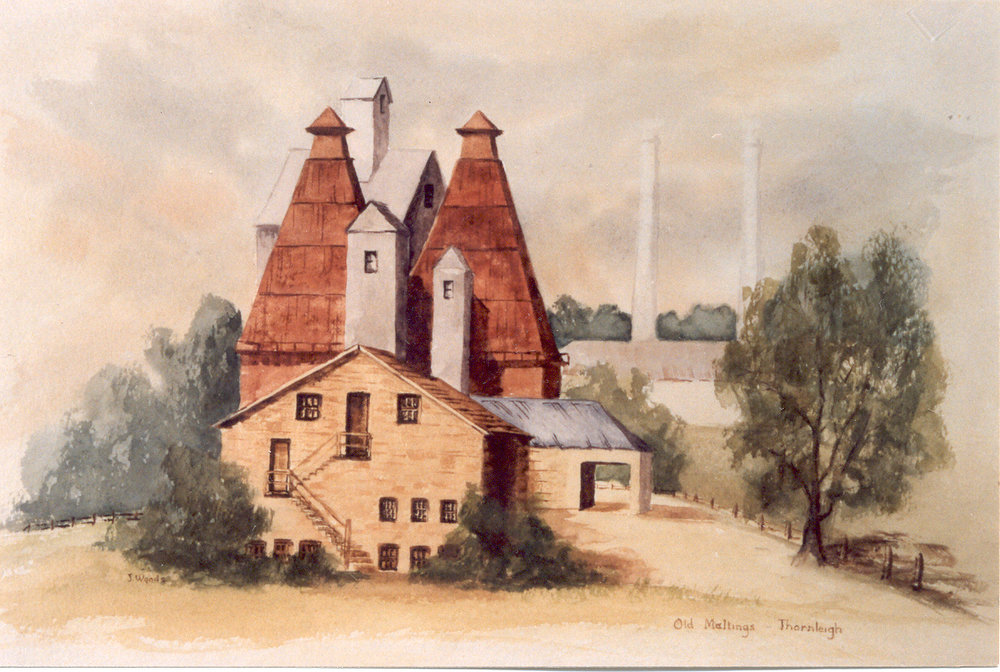Old Maltings, Thornleigh (photograph of watercolour painting)