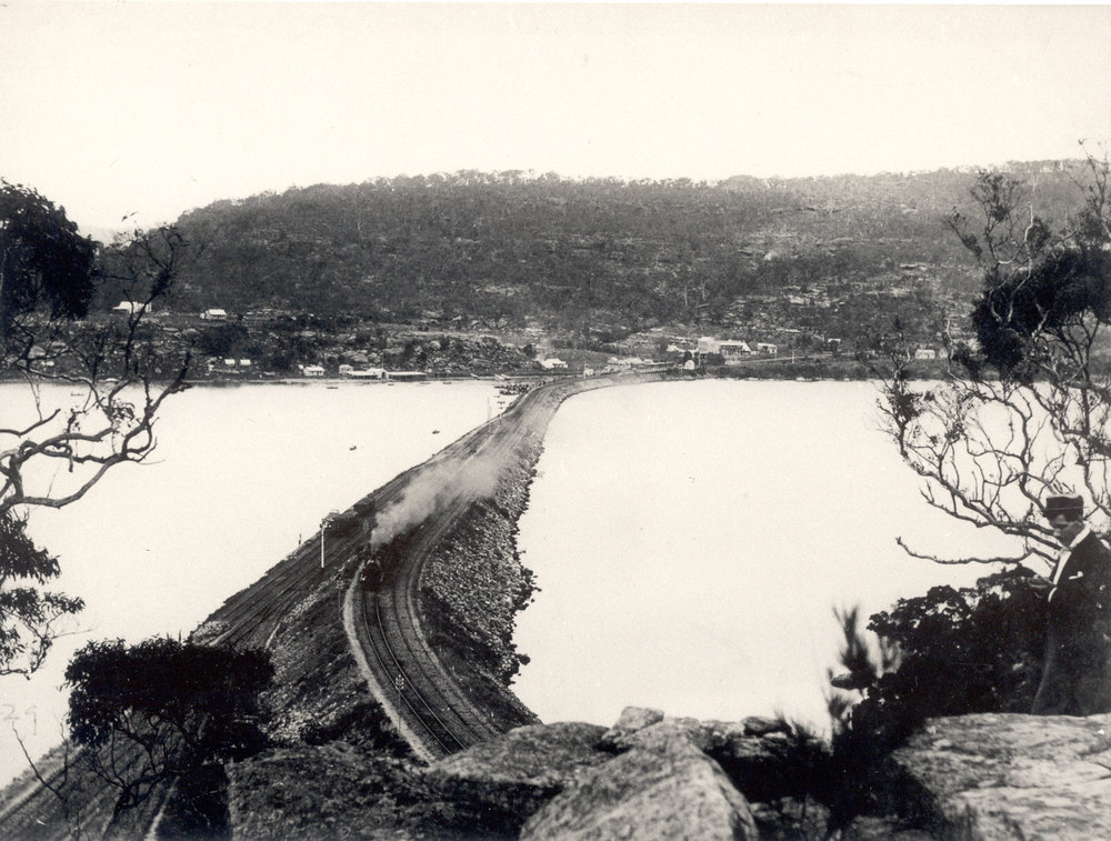 Long Island causeway looking towards Brooklyn, c. 1920s