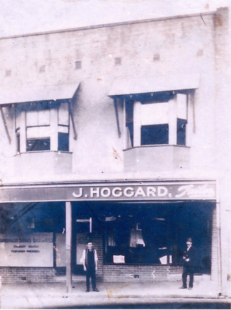 James Hoggard's shop on Pacific Highway, Hornsby, before 1928