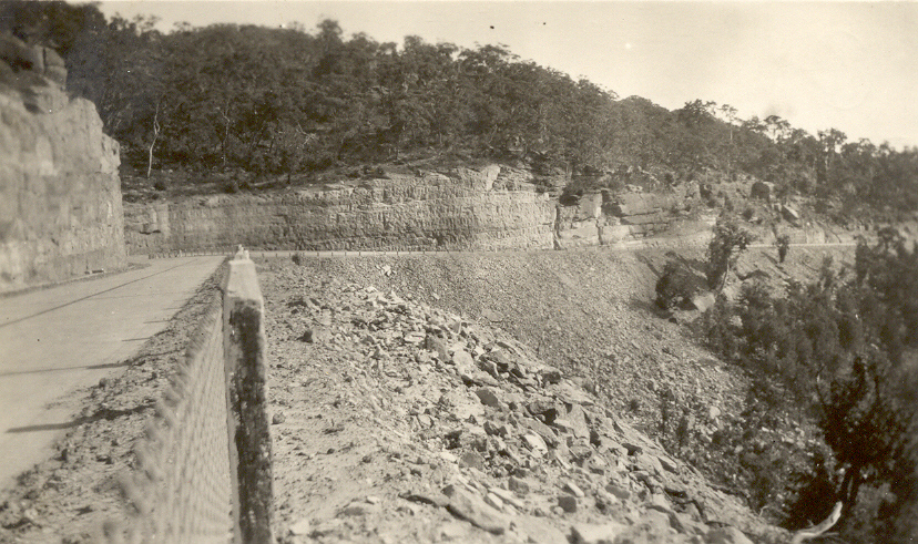 Construction of Pacific Highway between Hornsby and Brooklyn, 1920s