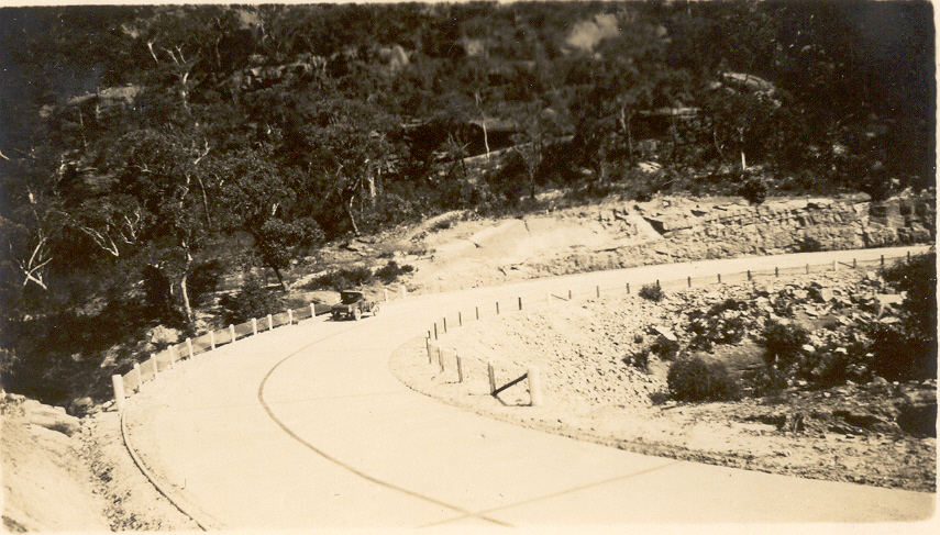 Construction of Pacific Highway between Hornsby and Brooklyn, 1920s