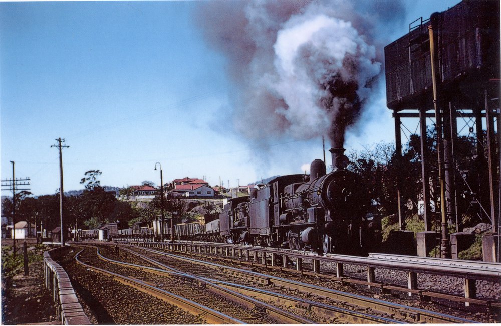 Steam engines at Hawkesbury River Station