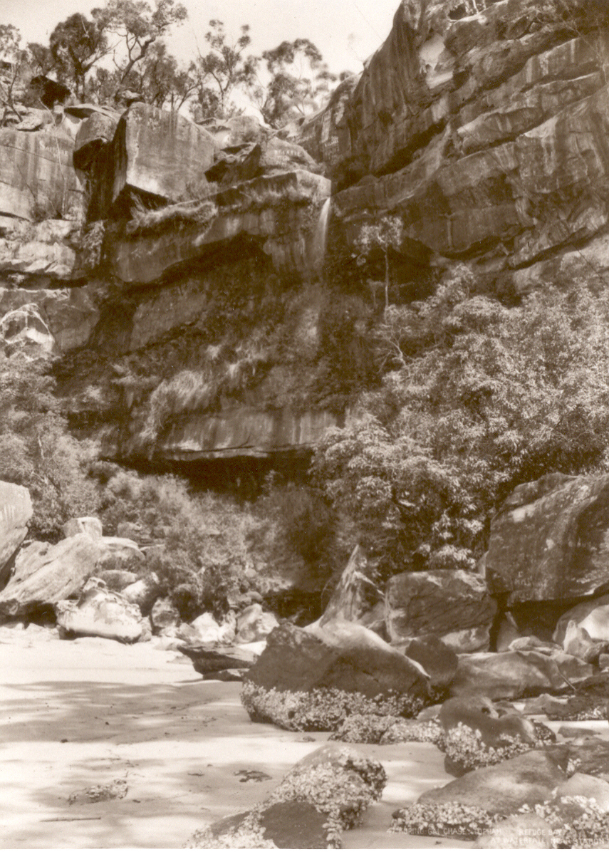 Waterfall at Refuge Bay, Pittwater