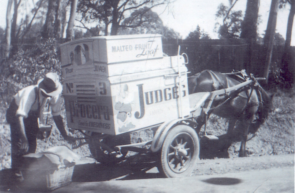 Bread cart from Judge's Bakery, Hornsby, c. 1940