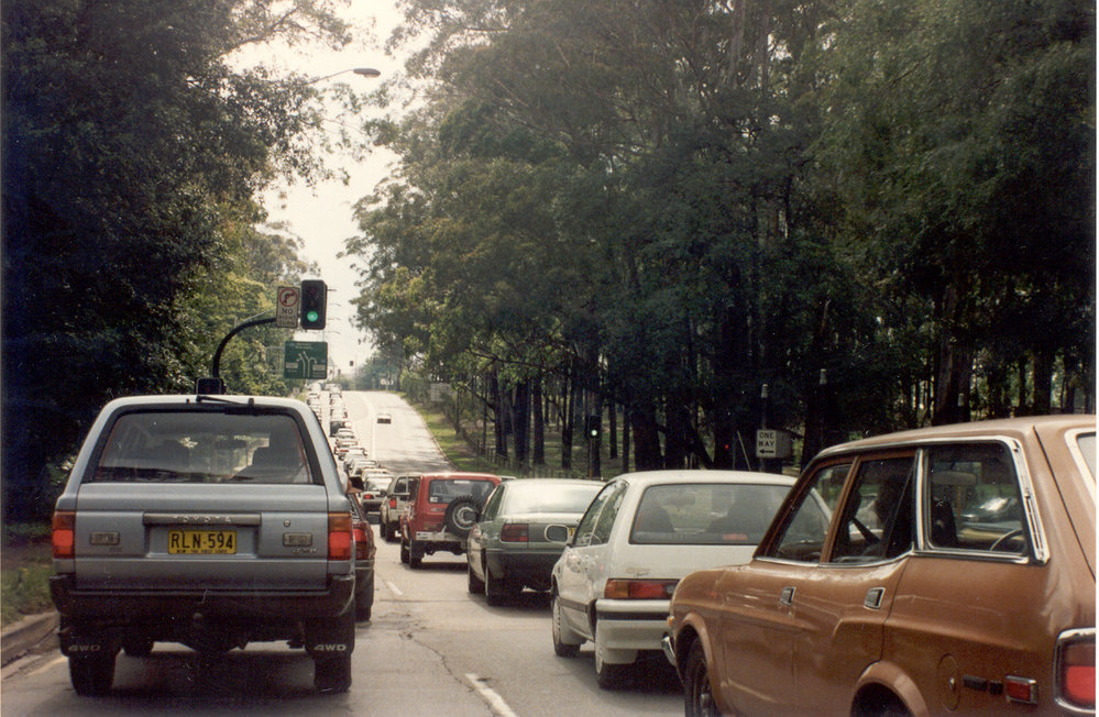 Pennant Hills Road at Observatory Park, Pennant Hills