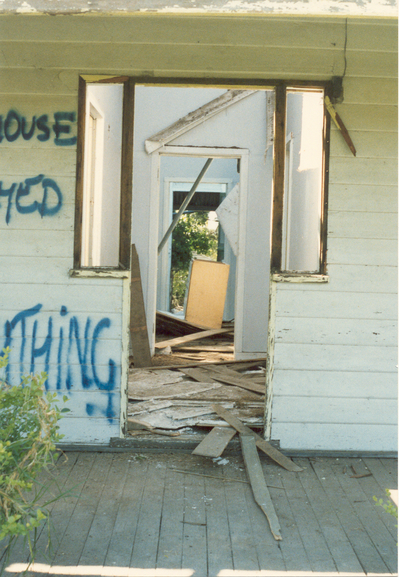 Farmhouse and sheds in Cherrybrook, prior to demolition, c. 1990