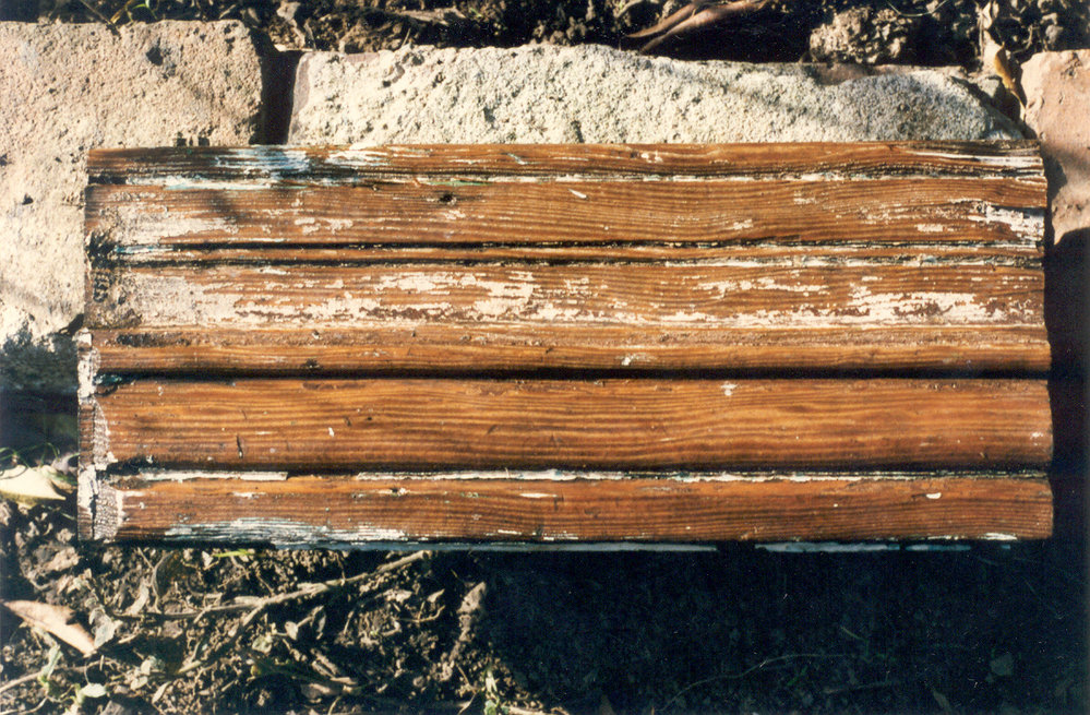 Skirting board from Thomas Thompson's house