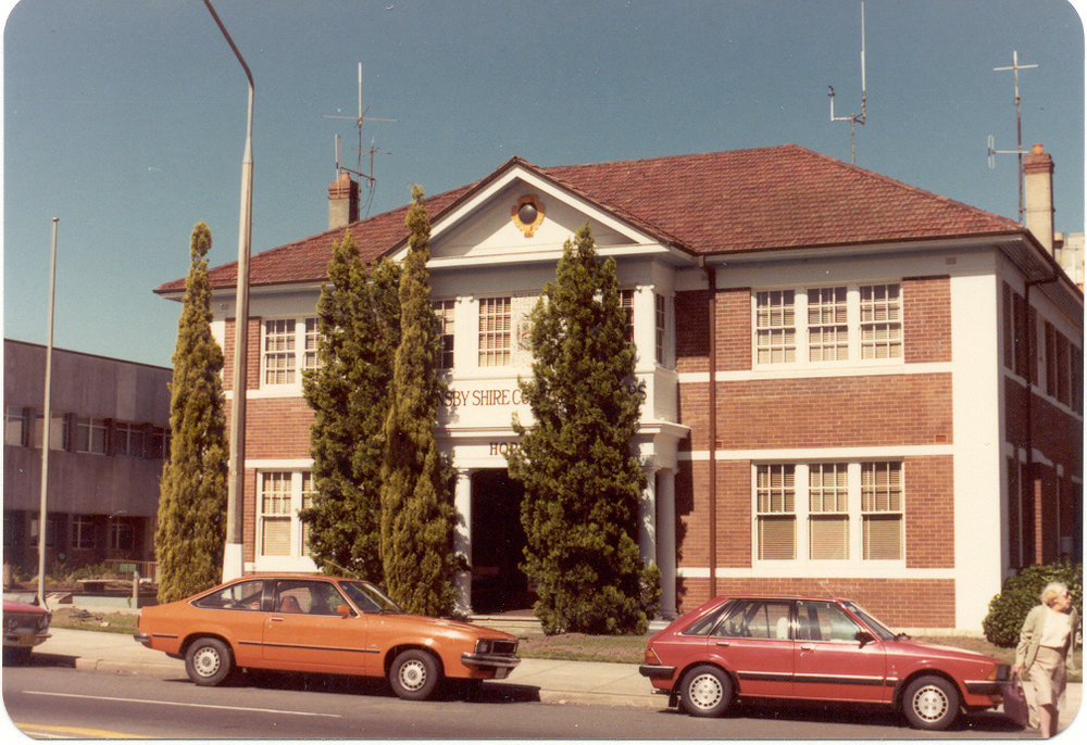 Council Chambers, Pacific Highway, Hornsby, c. 1980