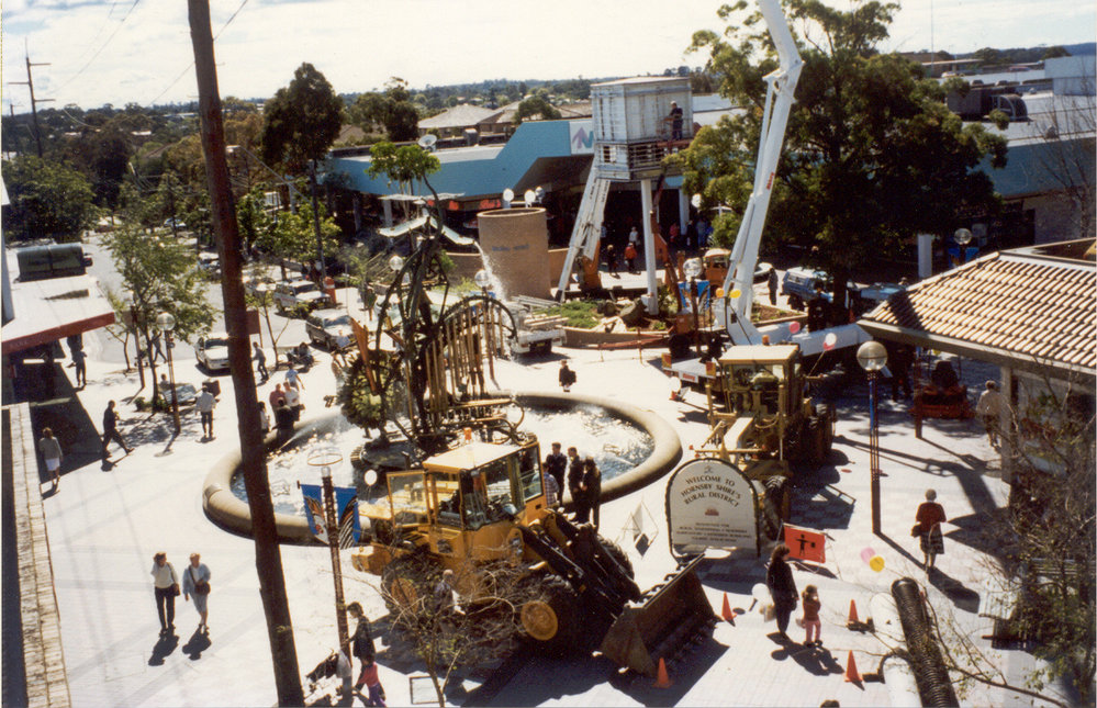 Westfield and Hornsby Water Sculpture