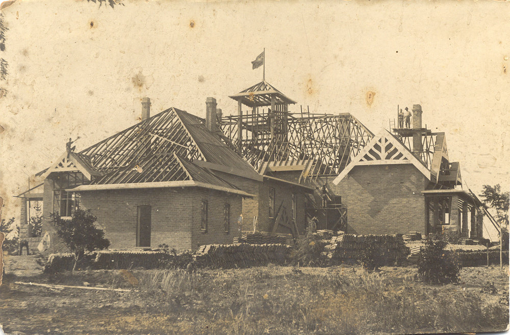 Mt Wilga under construction, c. 1914