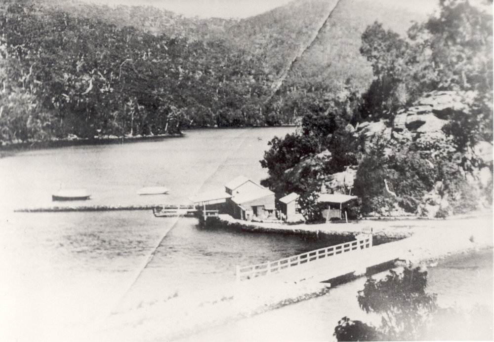 Road to wharf at Bobbin Head