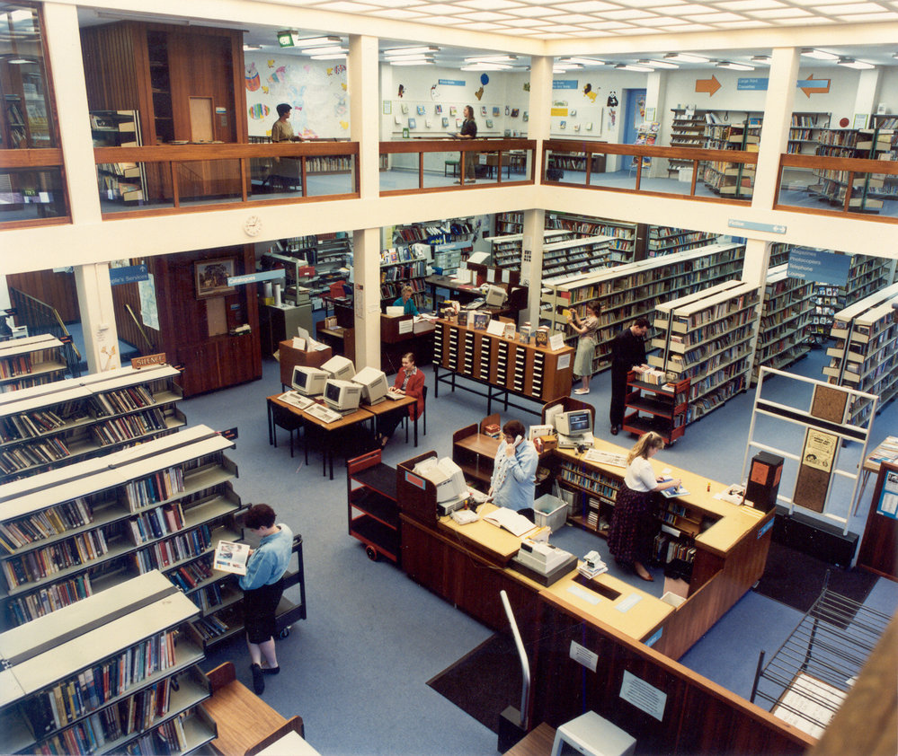 Hornsby Library Interior 1995