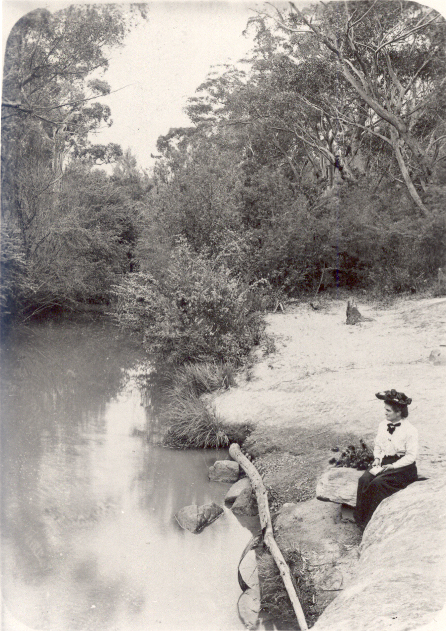Swimming pool at Epping, c. 1900