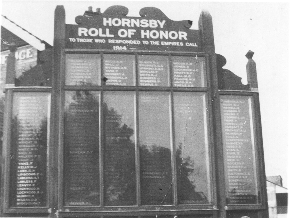 Hornsby Roll of Honor