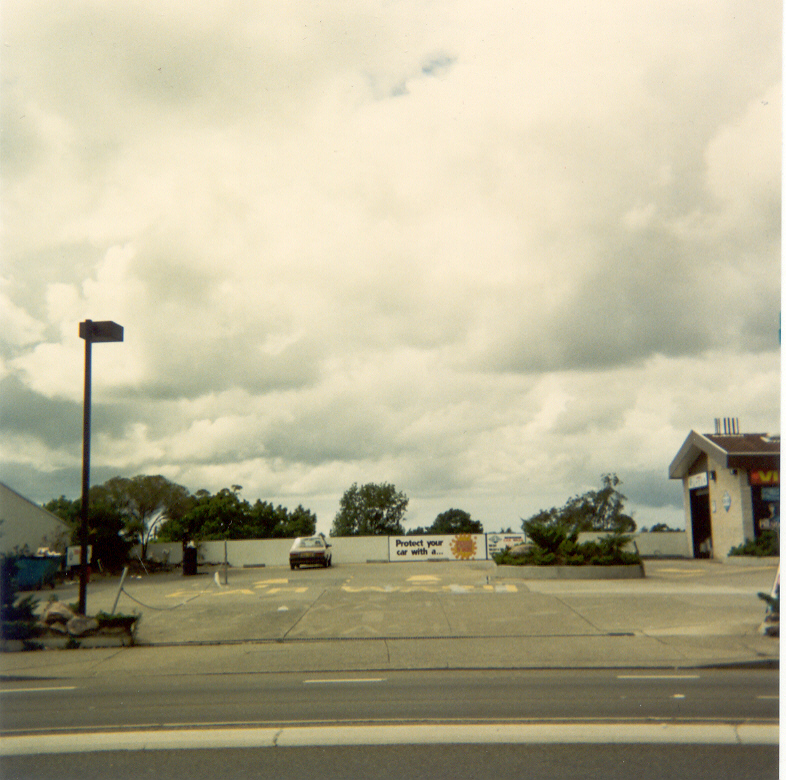 Yard of Shell Service Station, Pacific Highway, Hornsby