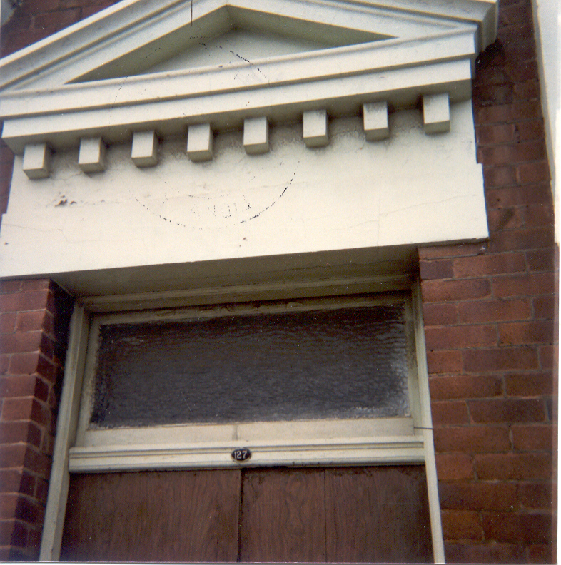 Front door of Hornsby Masonic Hall