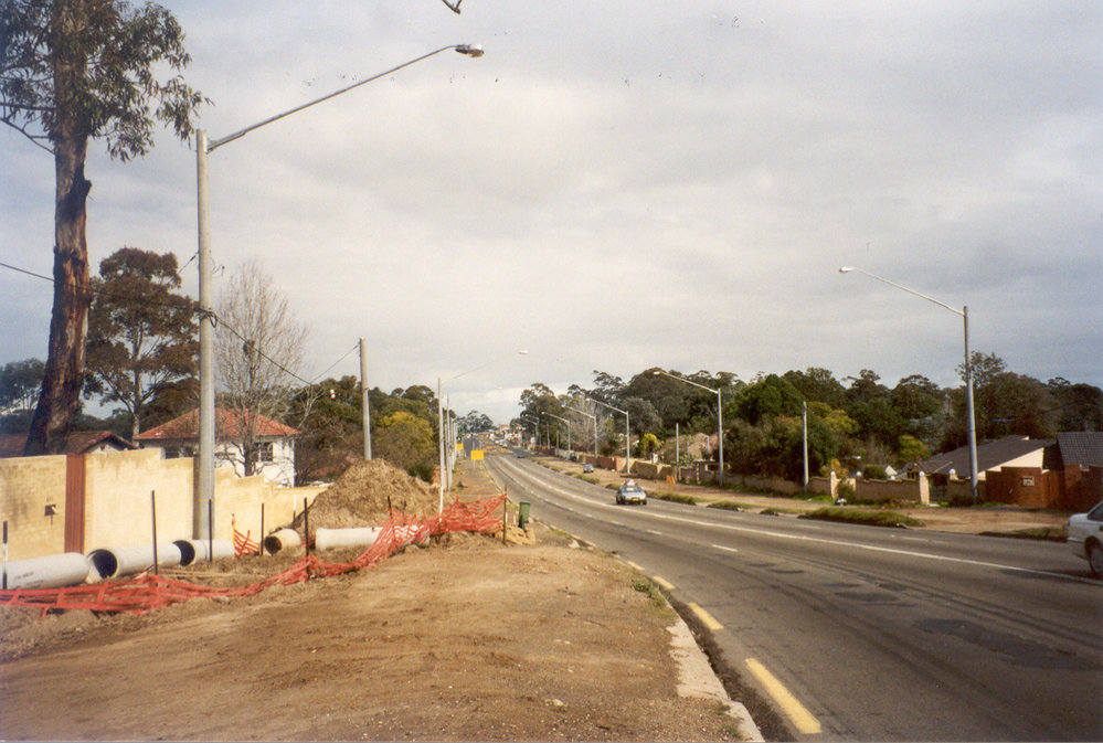 Widening of Pennant Hills Road near Hull Road