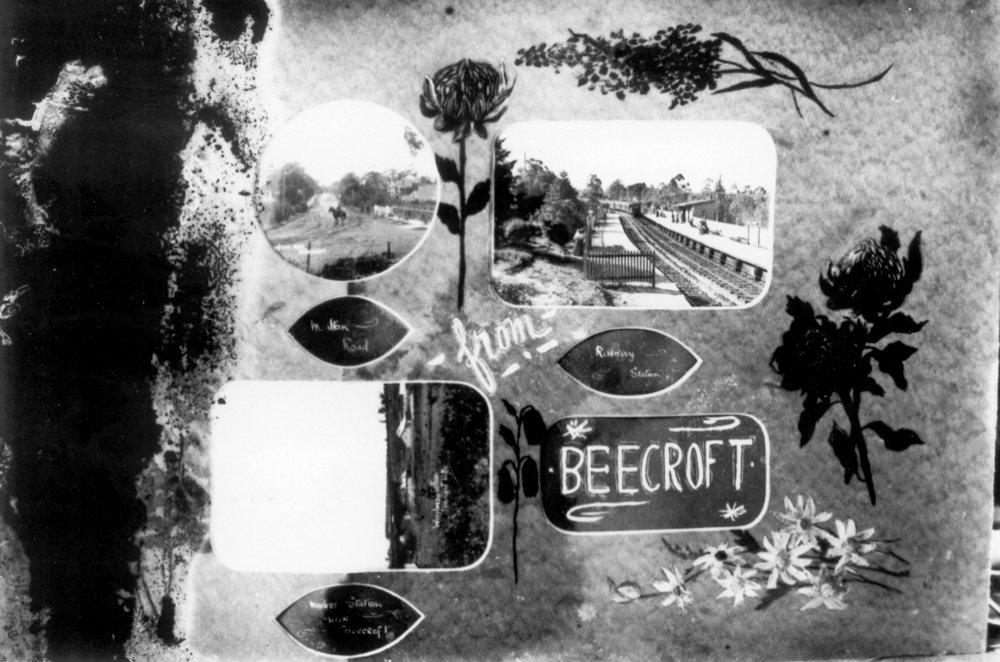"Greetings from Beecroft" postcard