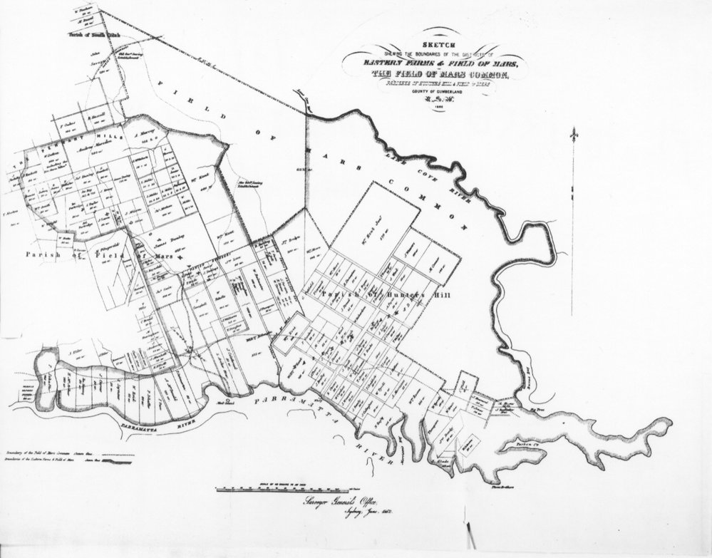 Map of Field of Mars, 1862