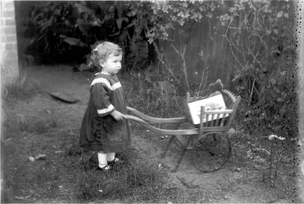 Rosa, the first child of Rosamond and George Hawkins, c. 1912