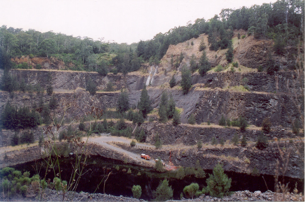 Fire engines at Hornsby Quarry
