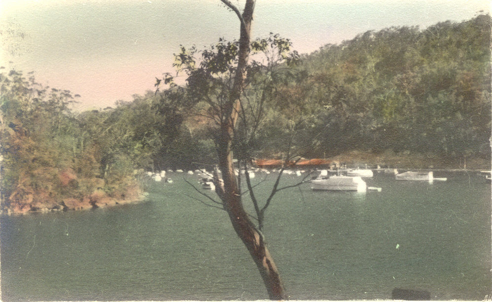 Hawkesbury River postcard, c. 1920