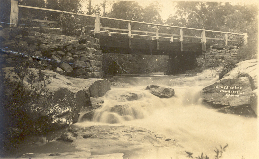 Postcard of Terrys Creek, Epping