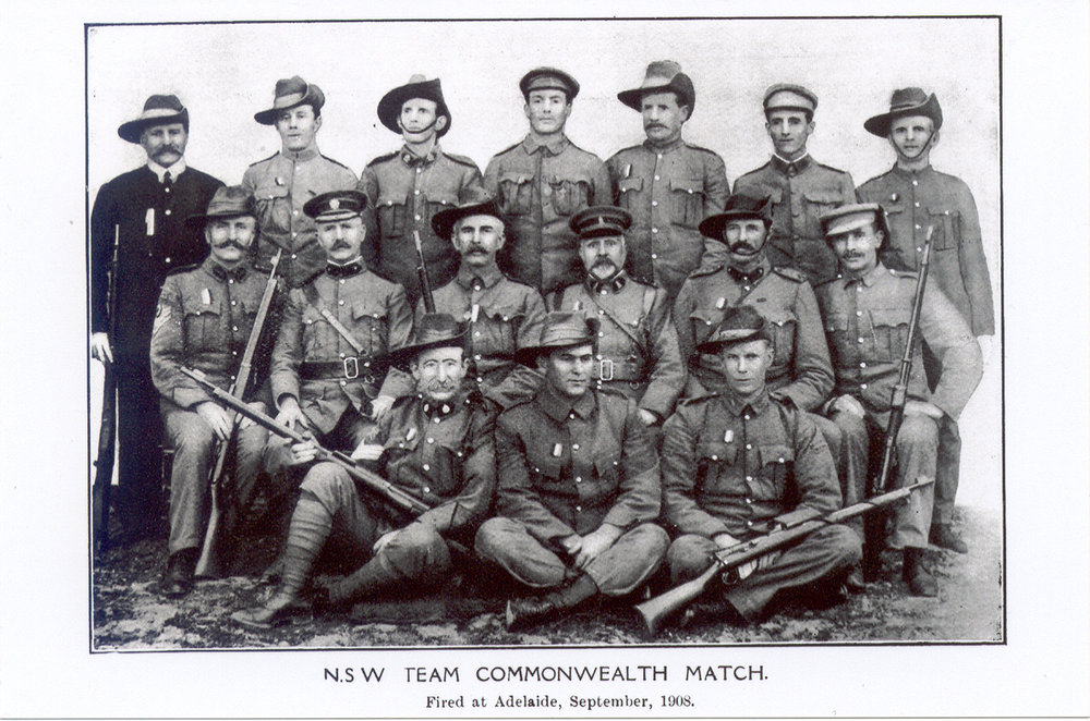 NSW Rifle Team at Commonwealth Match