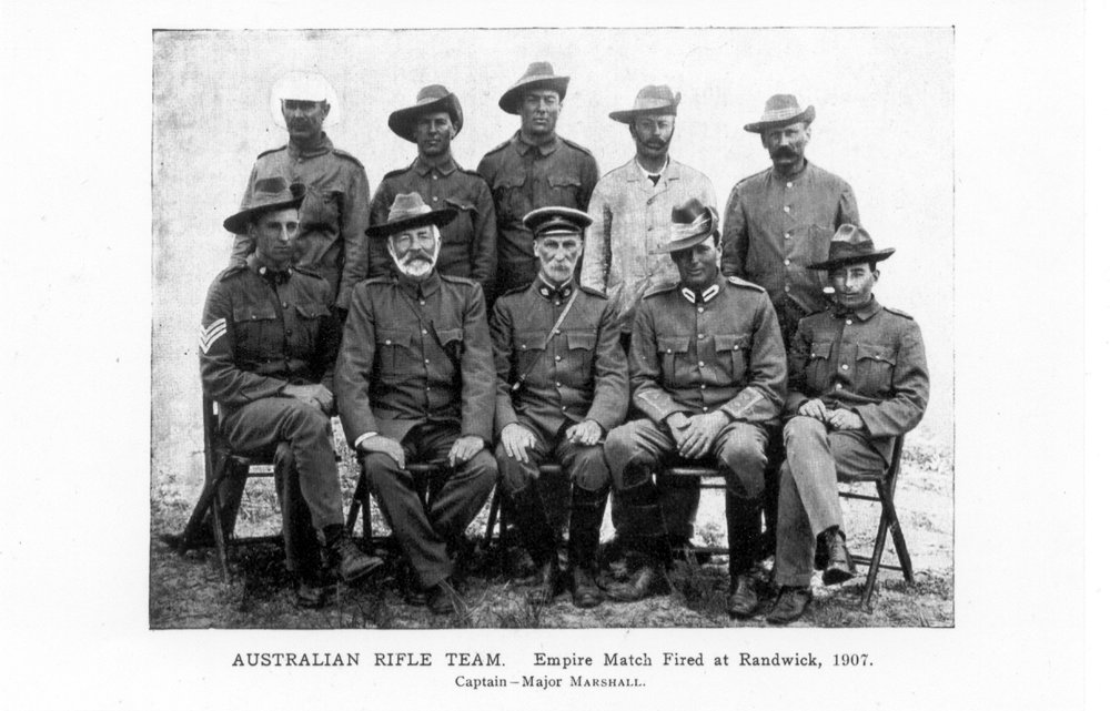 Australian Rifle Team at Empire Match