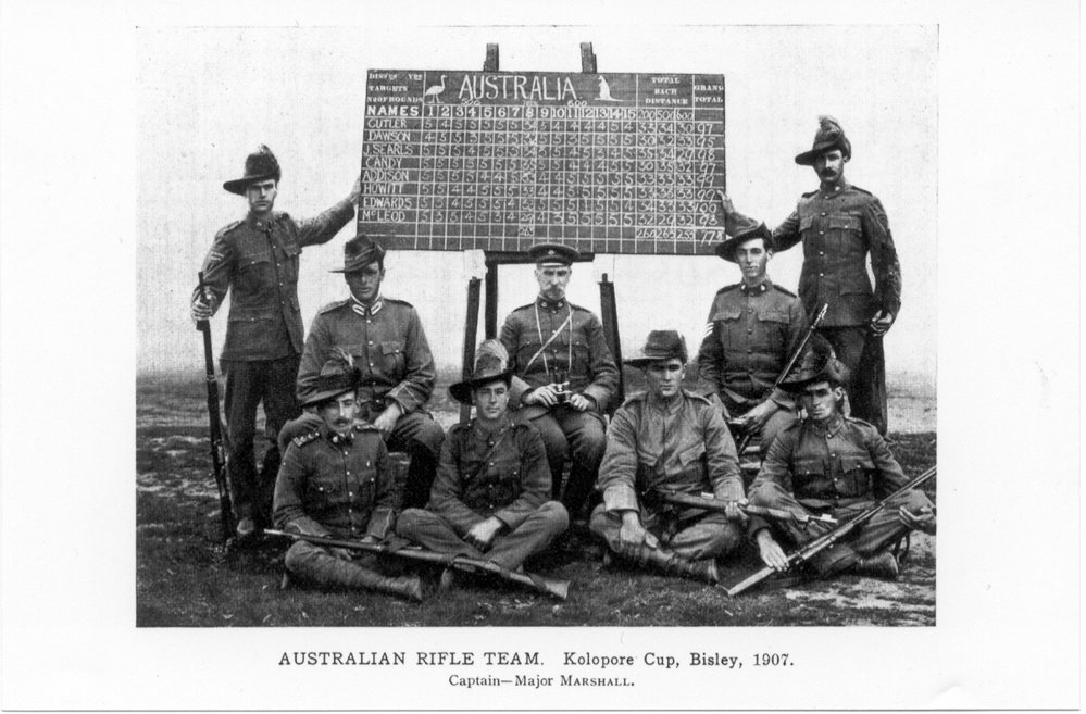Australian Rifle Team at Kolopore Cup