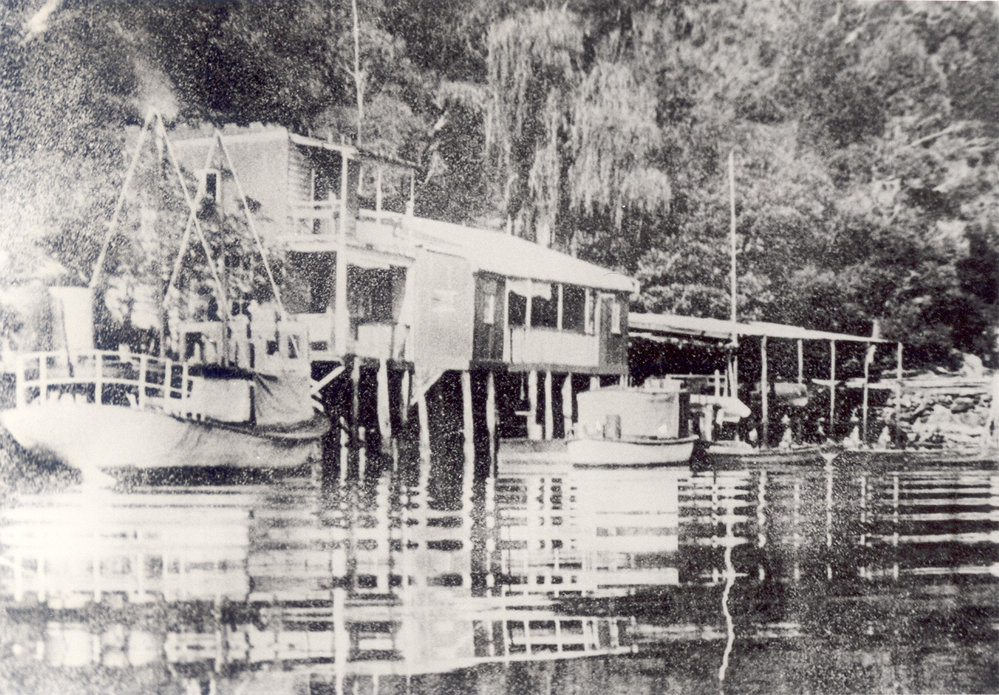 Waterfront houses at Berowra Waters