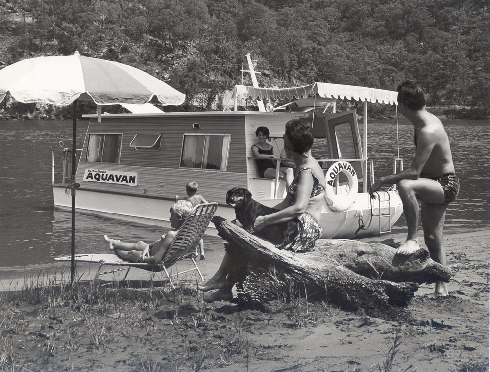 Aquavan on Cowan Creek c. 1966