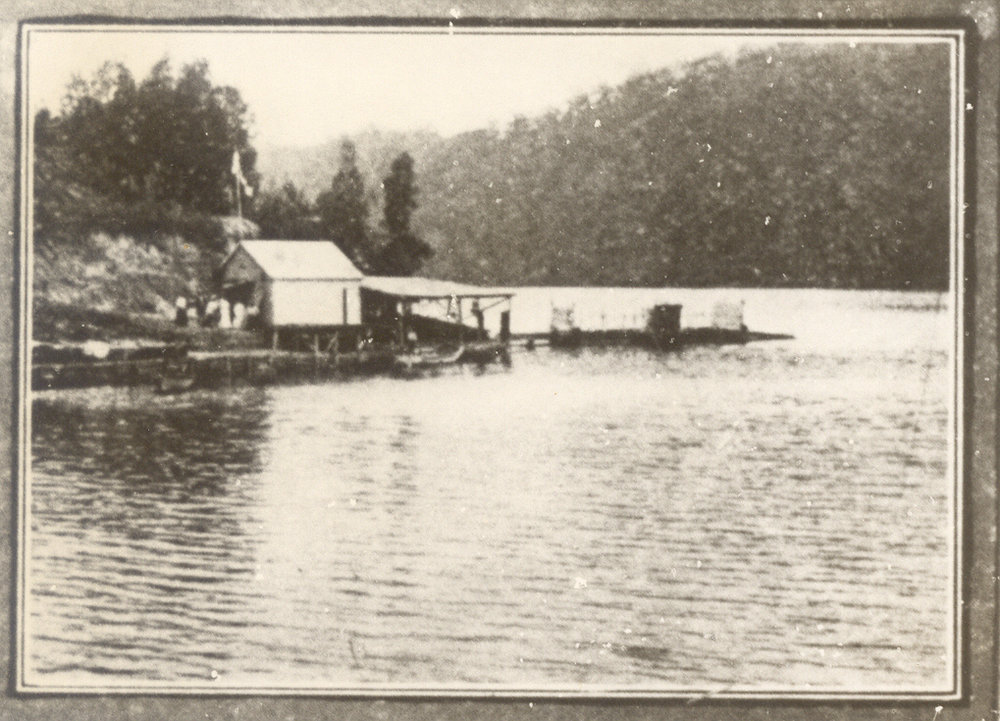 The punt and boatsheds, Berowra Creek