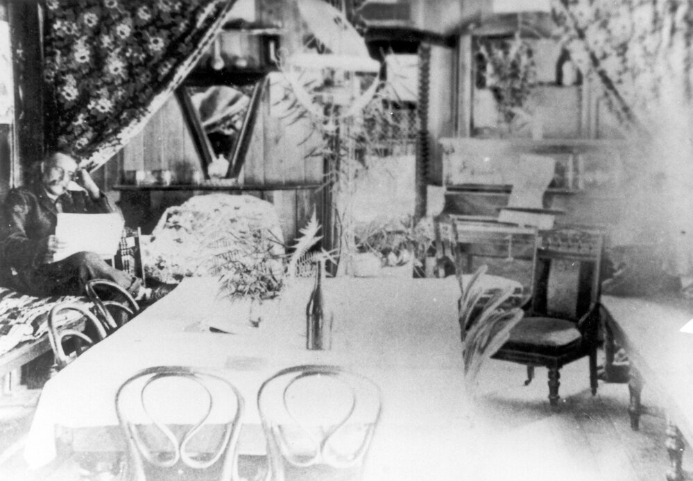 Edward Windybank at home