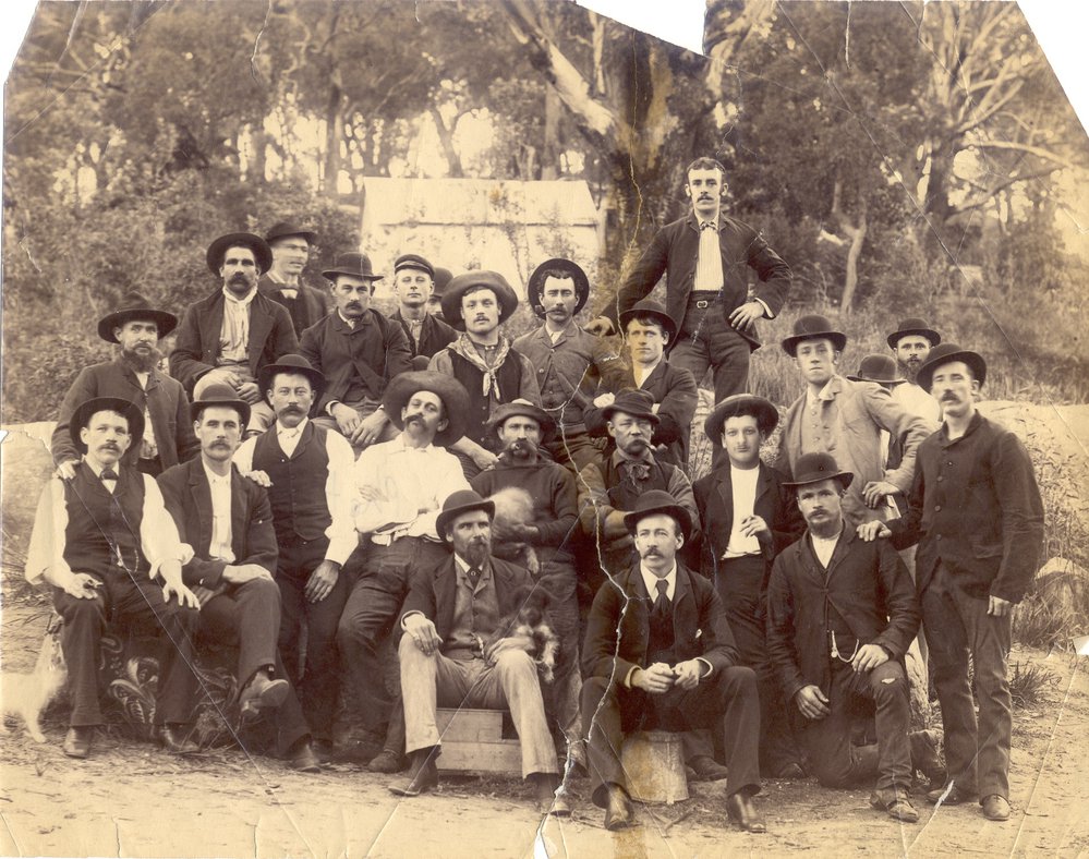 Employees of Union Bridge Company - First Hawkesbury River Railway Bridge