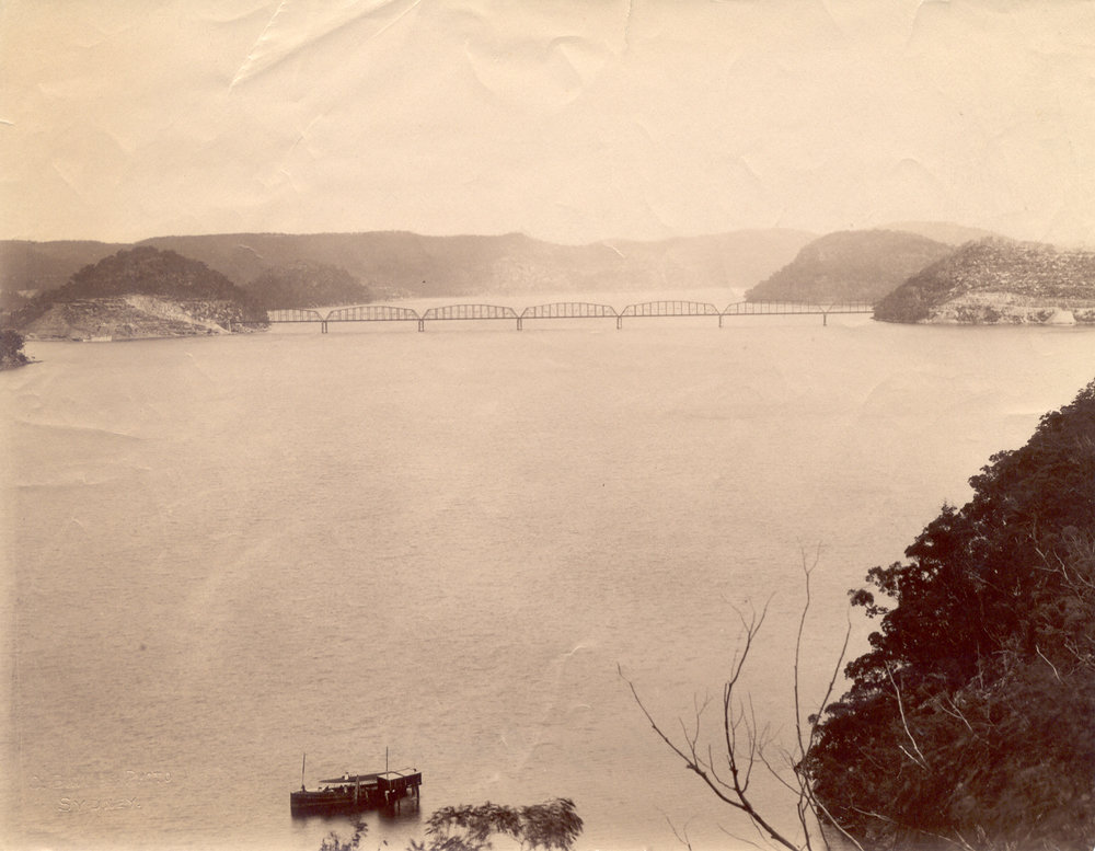  The General Gordon paddle steamer at the opening of the First Hawkesbury River Railway Bridge