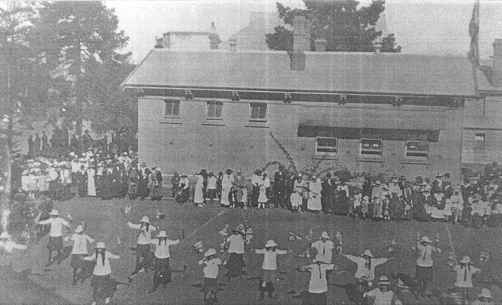 Empire Day celebration at Hornsby Public School