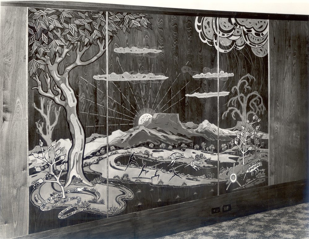 Mural in Hornsby Shire Council Chambers