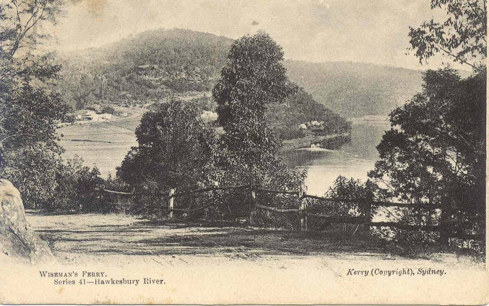 Wisemans Ferry, Hawkesbury River, c. 1900 [postcard]