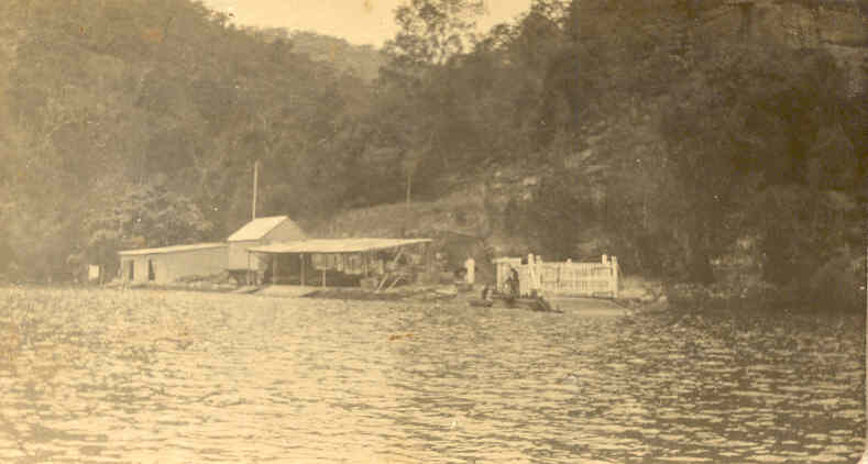 Boatshed, Berowra Creek, c. 1900 [postcard]