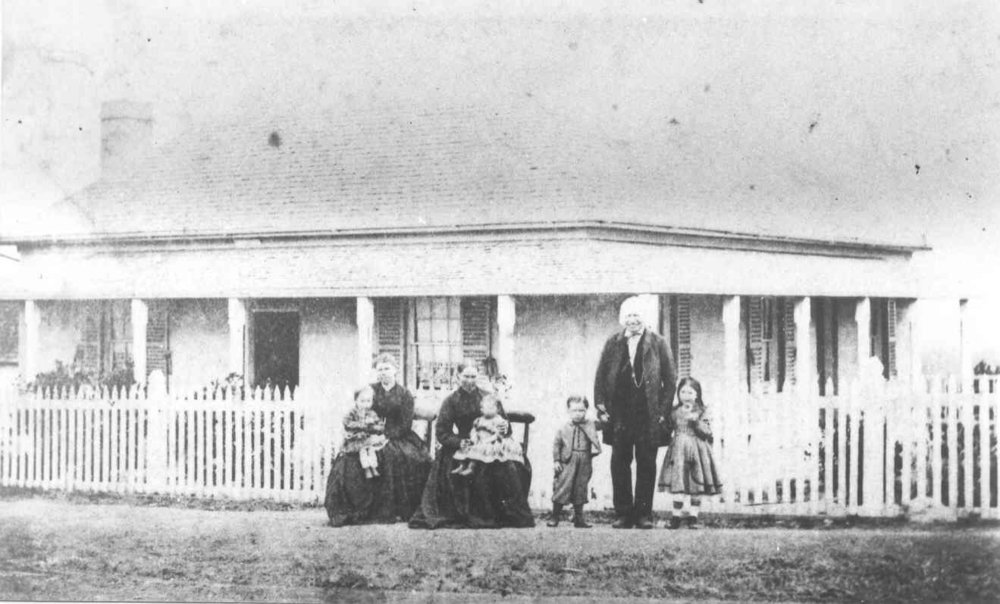 James Bellamy and family, at 99 Castle Hill Road, West Pennant Hills