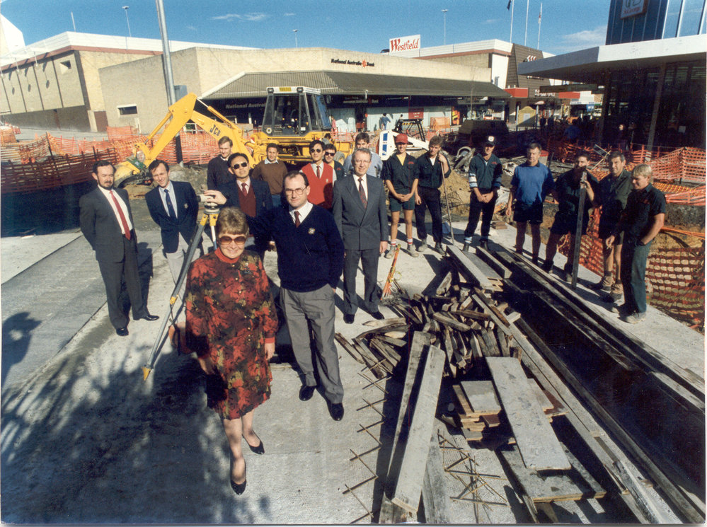 Tree planting ceremony, Hornsby Mall