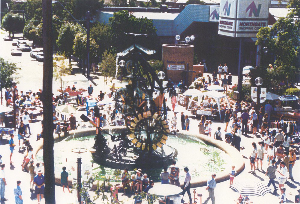 Hornsby Water Sculpture after opening