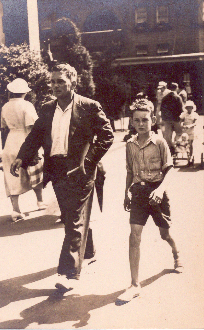 Walter Hazlewood and son Ian